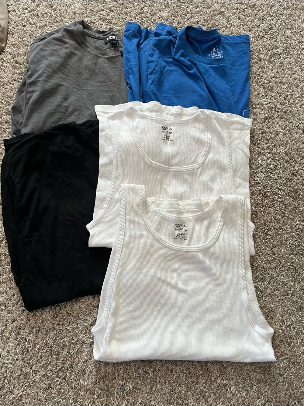 Men’s tee shirt and tank top bundle XL